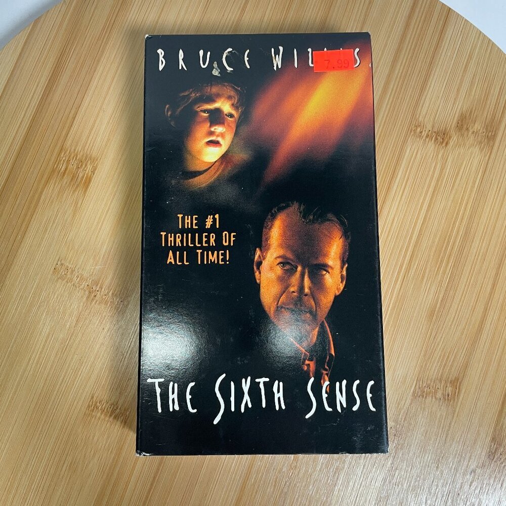 The Sixth Sense 1999 VHS Bruce Willis M. Night Shyamalan Psychological Thriller